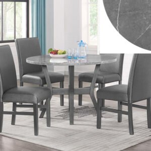 1317SET-GT JUDSON 5-PK DINING SET GLITTER GREY
