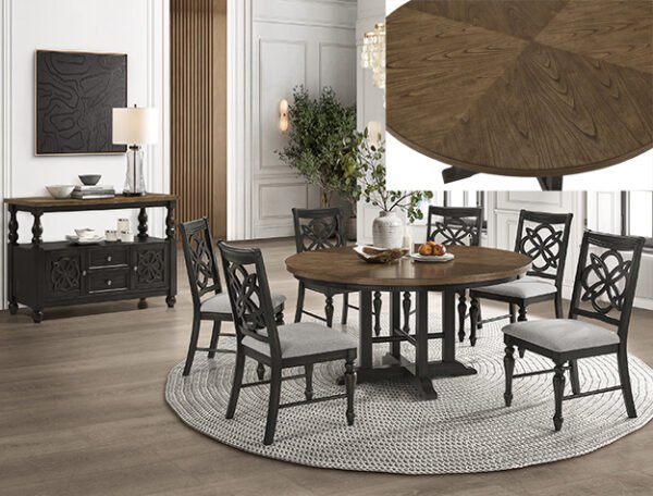 2134-60-8P HILARA ROUND DINING