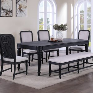 2146-6P KINGSBURY DINING GROUP W/ BENCH