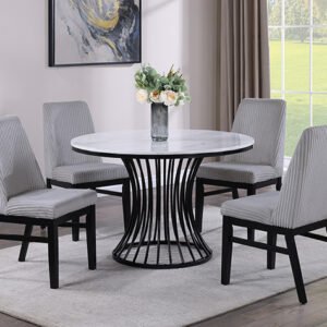 2201LG-5P HADLEY DINING GROUP LIGHT GREY
