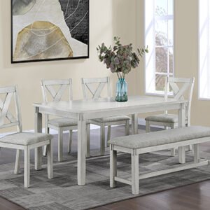 2321DW-6P CLARA DRIFTWOOD DINING GROUP