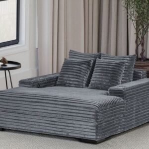 Happy Homes 3800 Charcoal Chaise Lounge
