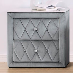 5114GY-2 ANNABELLE NIGHT STAND GREY