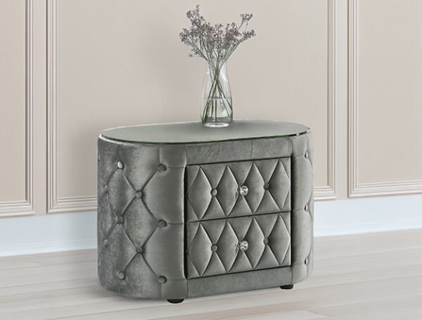 5212GY-2 VOLTARE NIGHT STAND GREY
