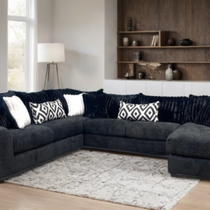 938 Black - Oversized Sectional