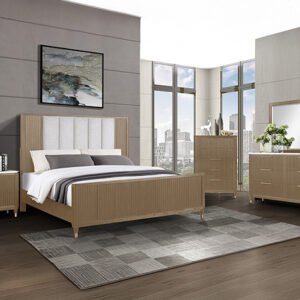 SETB1450 KARA BEDROOM GROUP -CERUSED NATURAL