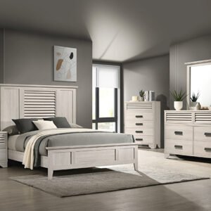 SETB4740 SARTER BEDROOM GROUP - WHITE