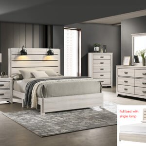SETB6810 CARTER BEDROOM GROUP WHITE
