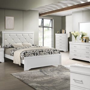 SETB6912 AMALIA BEDROOM GROUP - WHITE