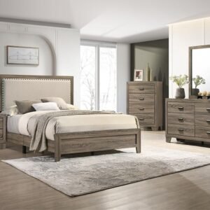 SETB9205 MILLIE UPHOLSTERED BED GROUP GREY