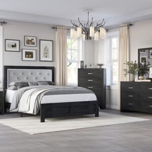 SETB9280 JAYLEN BLACK BEDROOM GROUP
