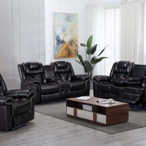 Alexa Black - 3PC Power Reclining Set