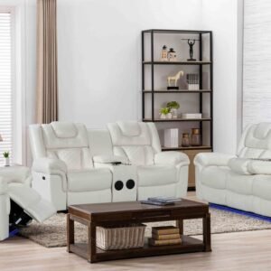 Alexa White - 3PC Power Reclining Set
