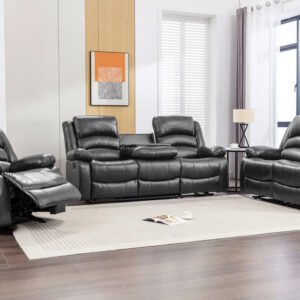 Dynamo2-BLACK 3PC Reclining Set