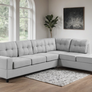 James Light Gray - Reversible Sectional