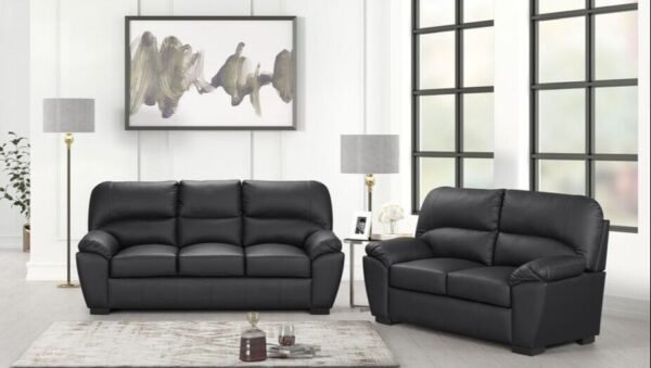 Tiffany Black - 2PC or 3PC Living Room Set - Image 2