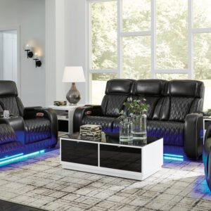 U271-06 Power Reclining Set (Genuine Leather + Air Massage)