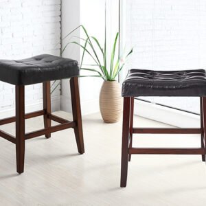 2787C-24-ESP KENT SADDLE COUNTER STOOL ESPRESSO