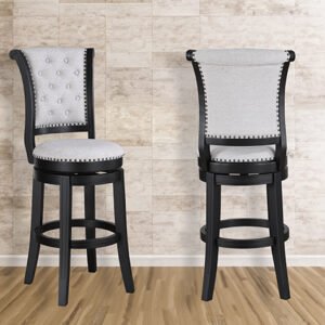 2992DV-29 GRANVILLE SWIVEL BAR STOOL DOVE K/D