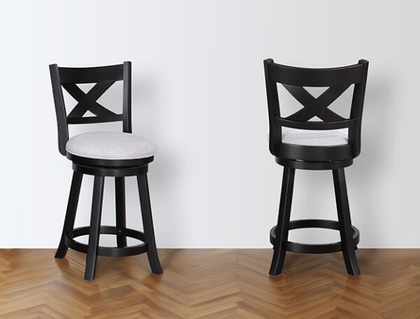 2993DV-24 KIPPER SWIVEL PUB STOOL DOVE K/D