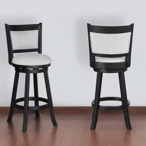 2998DV-29 CECIL SWIVEL BAR STOOL DOVE K/D