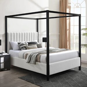 5107WH ADALYN CANOPY BED