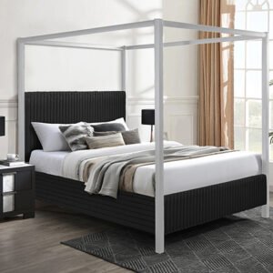 5262BK CORA CANOPY BED BLACK