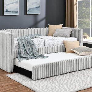5339LG-SET HAILEY DAYBED LIGHT GREY