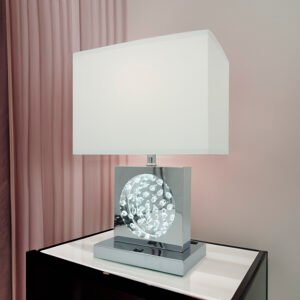 6289T-CR TABLE LAMP CHROME-LED ACCENT