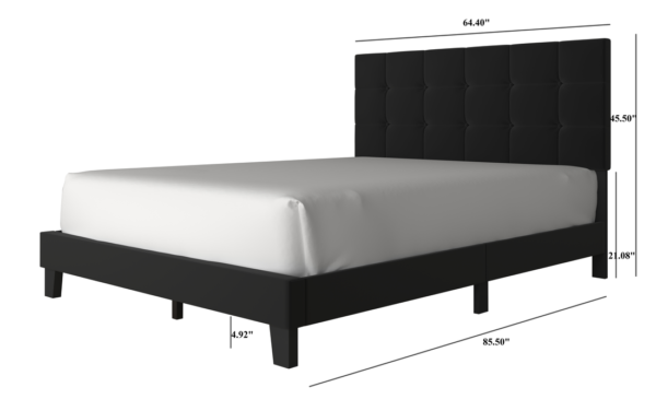 920 Black Platform Bed - Twin, Full, Queen, King - Image 2