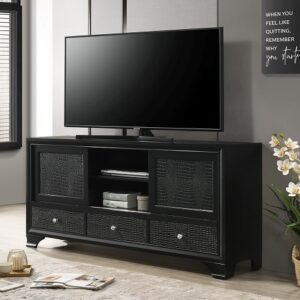 B4308-7 LYSSA TV STAND - BLACK