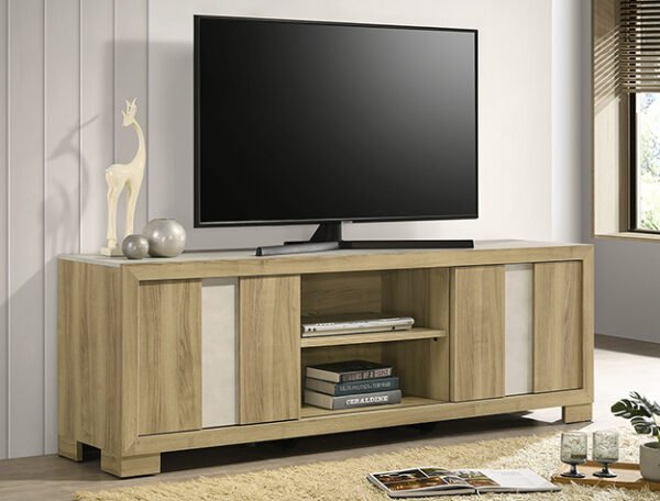 B6832-99 RANGLEY TV STAND - DRIFTWOOD
