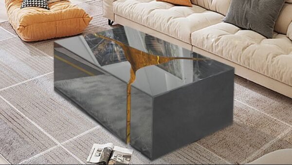 A513 Coffee Table (SMOKE GLASS) - Image 2