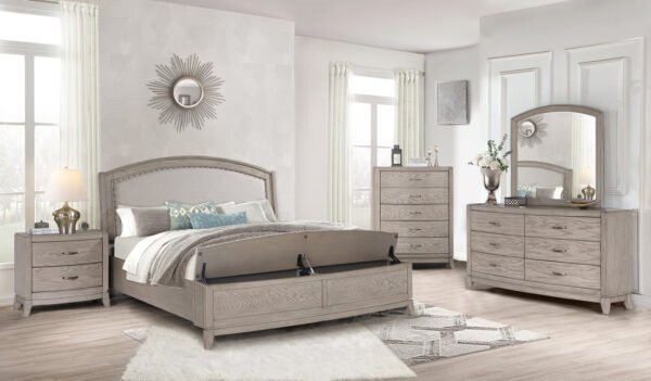 B8000 - 4pc or 5pc Bedroom Set - Queen, King - Image 2