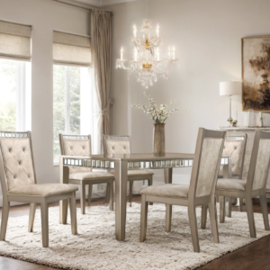 Clara - Dining Table + 6 Chair Set
