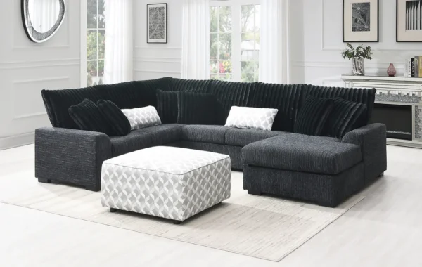 S1801 Brady Sectional (Black)