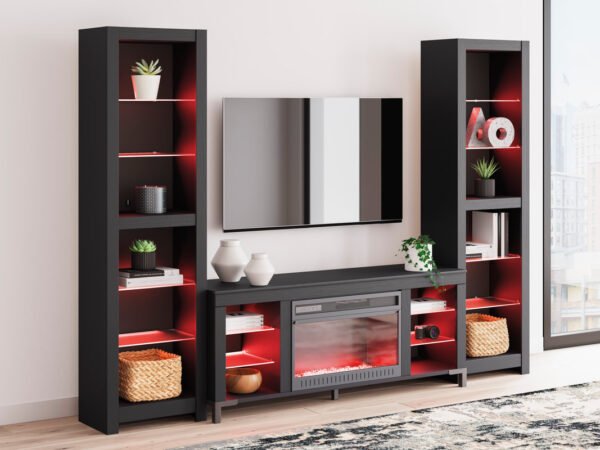 W2721 - TV Stand w/ Fireplace (LED Lights) - Image 2