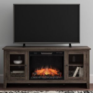W275-68 - TV Stand W/Fireplace 60"L