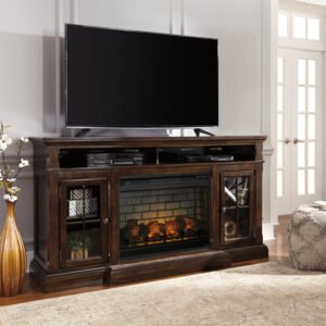 W701-88 TV Stand w/Fireplace 72"L