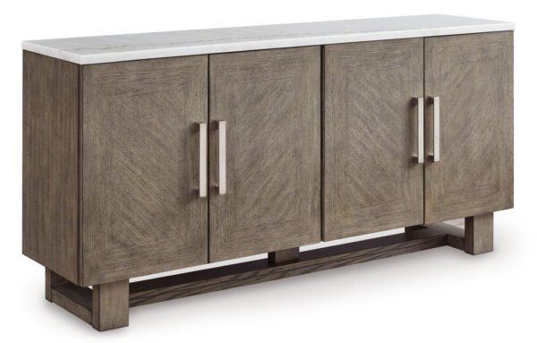 W854-68 TV Stand 68"L (MARBLE TOP) - Image 2